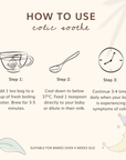 Photo of Mummy's Organics Colic Soothe Tea benefits infographic