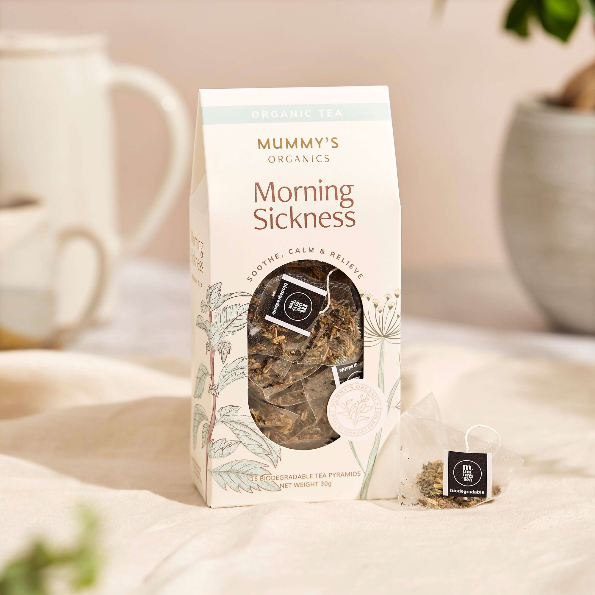 Photo of Mummy&#39;s Organics Organic Morning Sickness Tea from the front