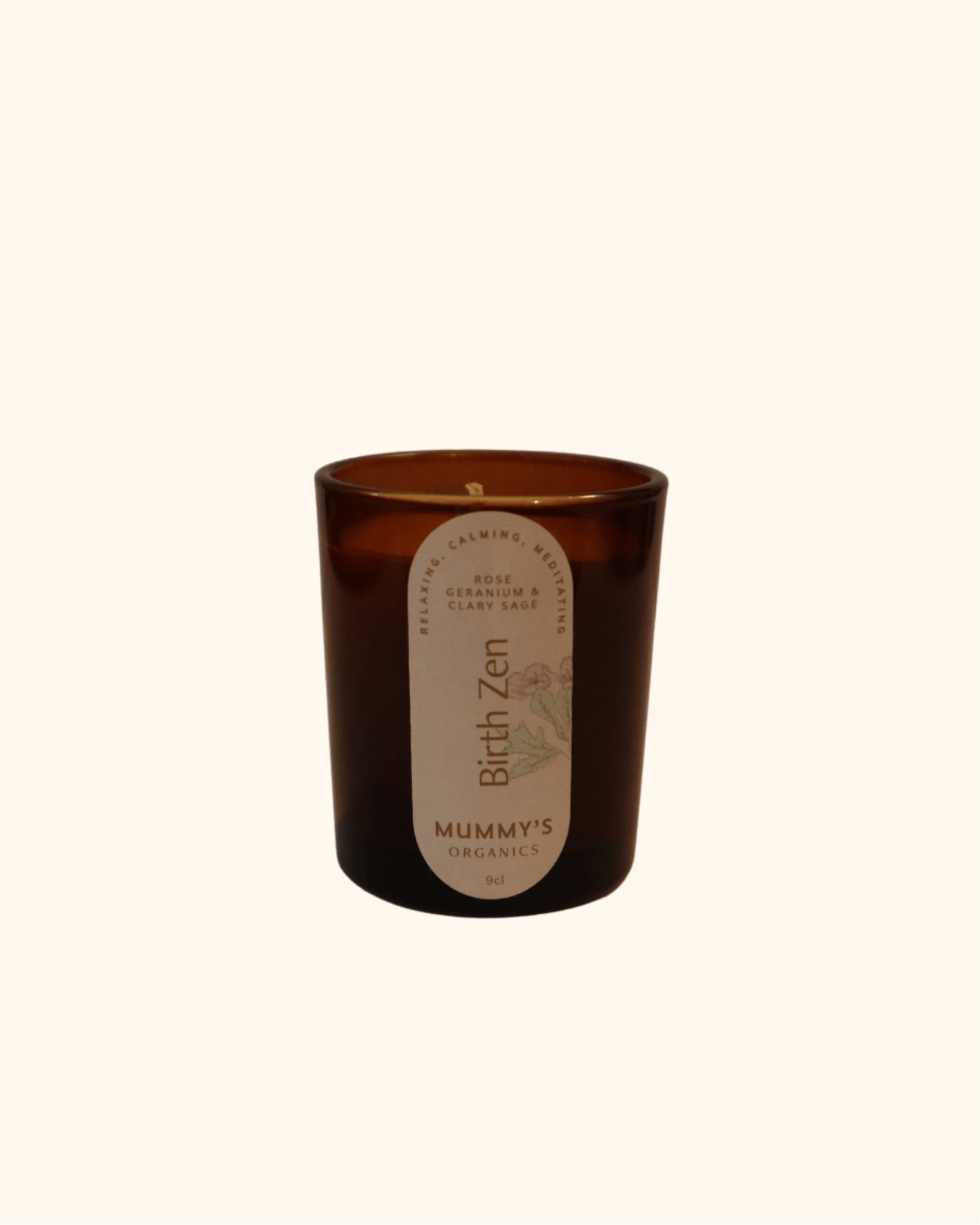  Photo of Mummy's Organics Birth Zen Candle from the front