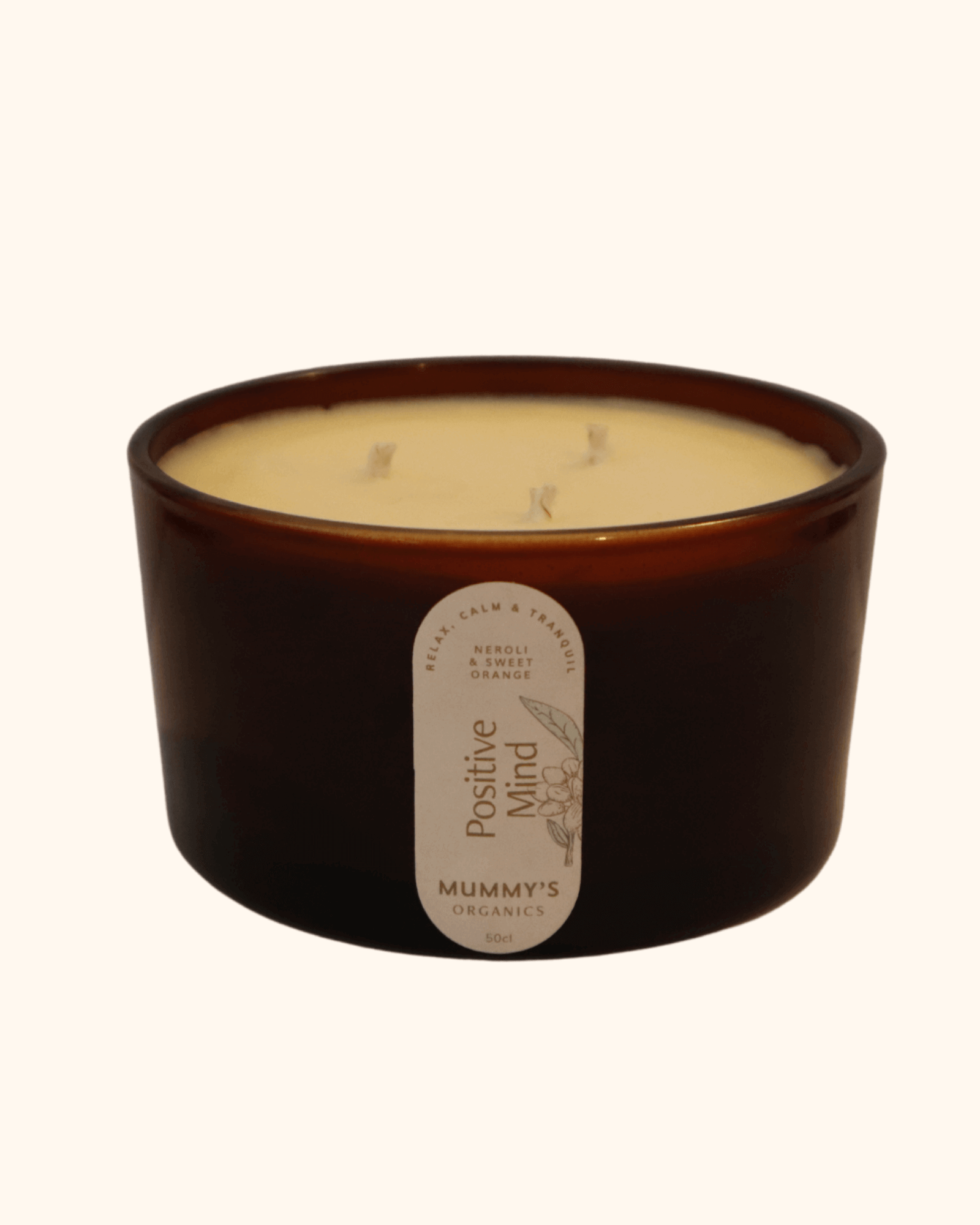 Photo of Mummy's Organics Positive Mind Candle from the front