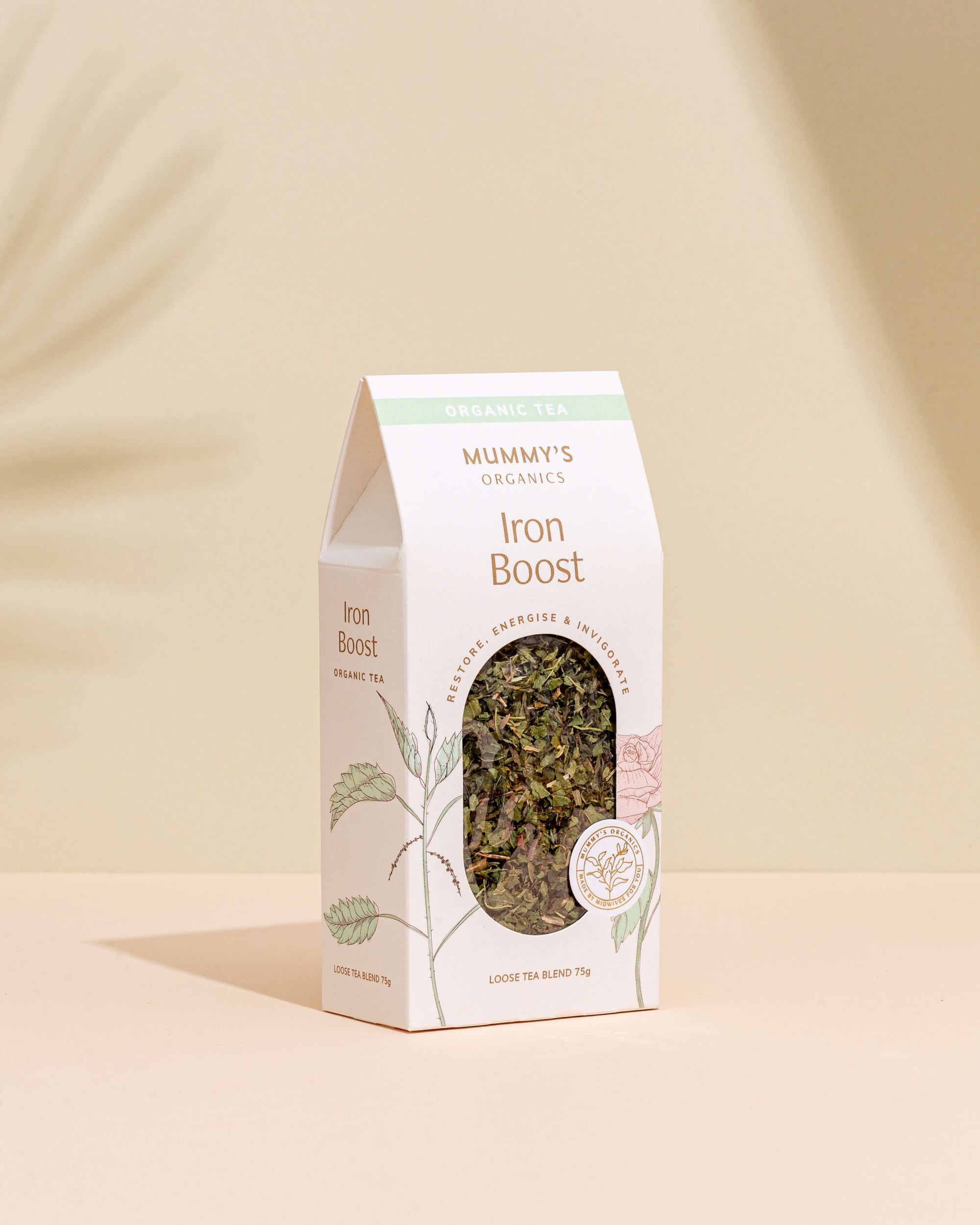  Photo of Mummy&#39;s Organics Organic Iron Boost Tea from the front